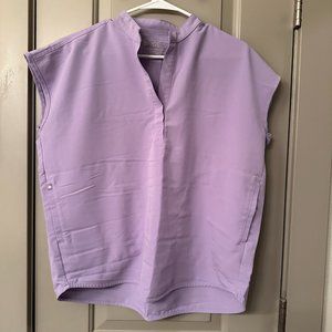 Figs Lavender Dew Scrub Top